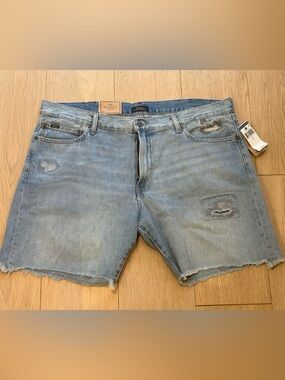 Polo Ralph Lauren Sullivan Distressed Denim Shorts 40 Vintage Y2K Streetwear